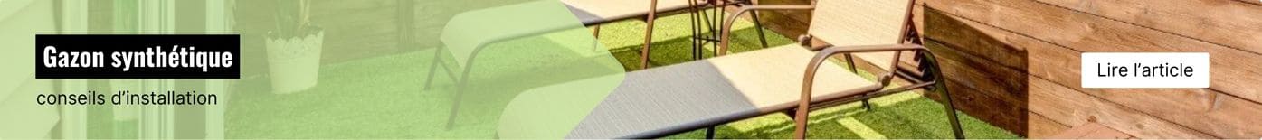 POSER DU GAZON SYNTHETIQUE SUR SON BALCON OU SA TERRASSE