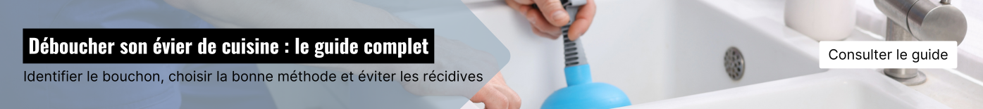Article Comment déboucher son évier de cuisine ?