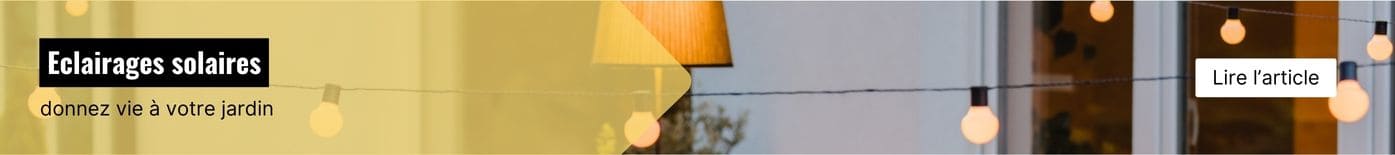 DONNEZ VIE À VOTRE JARDIN GRÂCE AUX ÉCLAIRAGES EXTERIEURS