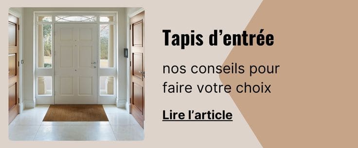 bien choisir son tapis d'entrée
