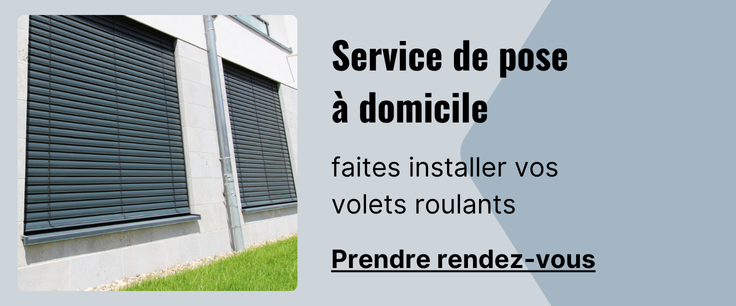 Pose volet roulant