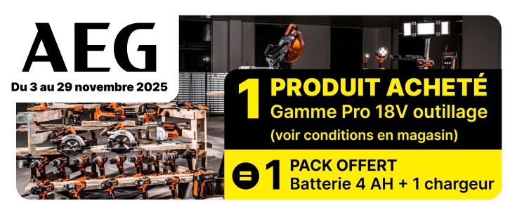 Offre AEG PRO 18V