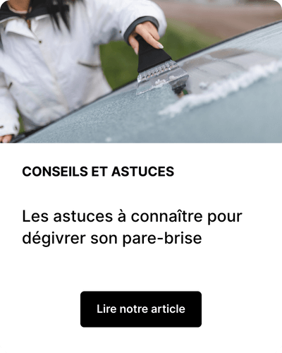 Les astuces à connaître pour dégivrer son pare-brise