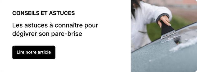 Les astuces à connaître pour dégivrer son pare-brise