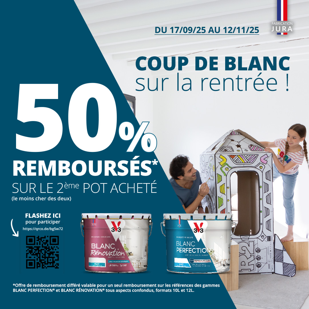 Offre de remboursement V33 grands blancs