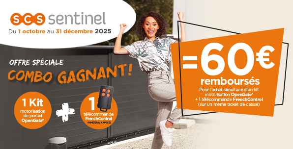 Offre de remboursement SCS Sentinel
