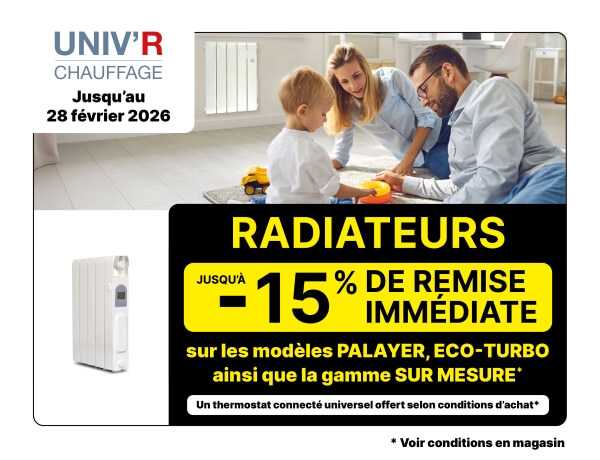 UNIV'R CHAUFFAGE Offre remise exceptionnelle hiver 2025