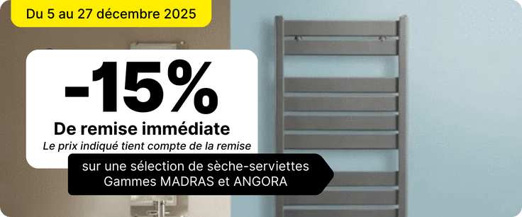 Offre promo sèche-serviettes