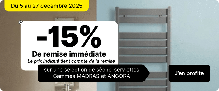 Offre promo sèche-serviettes décembre 2025