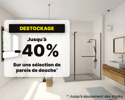 Destockage parois de douche