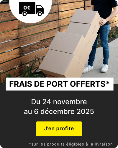 Frais de port offerts sur tout le site