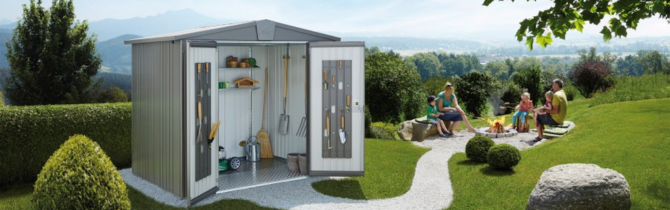 Abri de jardin en metal