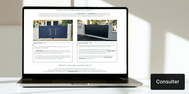 Notre catalogue de volet roulant