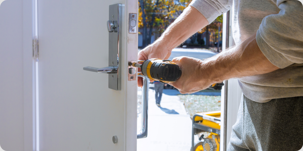 pose porte d'entrée