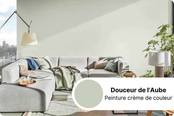 Douceur de l'Aube Peinture crème de couleur