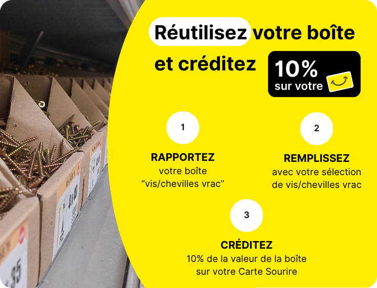 OFFRE VISSERIE VRAC carte sourire
