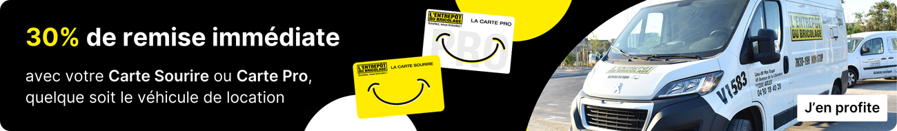 Location de véhicule remise carte sourire