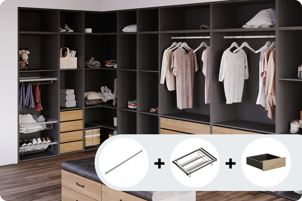 Votre projet dressing sur-mesure accessoires