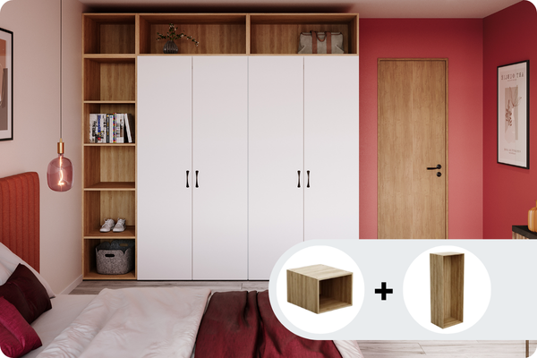 Votre projet dressing sur-mesure caissons et colonnes