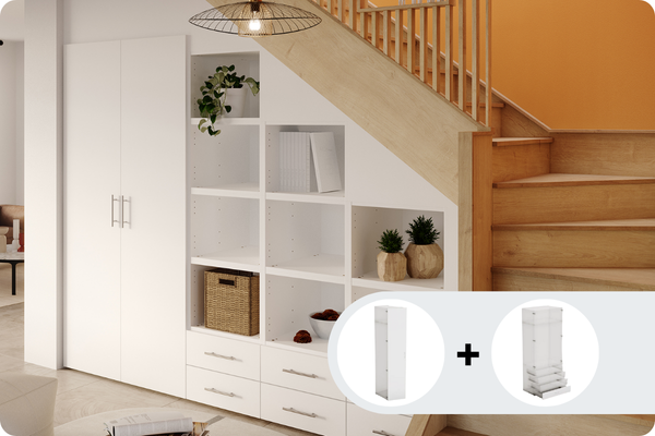 Votre projet dressing sur-mesure portes et tiroirs