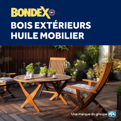 La gamme d’huiles pour bois extérieur BONDEX