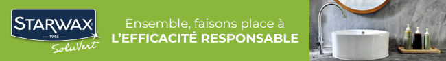 Entretien et nettoyage des WC et salle de bains marque STARWAX SOLUVERT