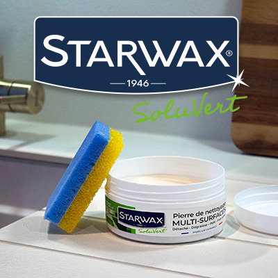 Nettoyant multi-usage et produit désinfectant marque STARWAX SOLUVERT
