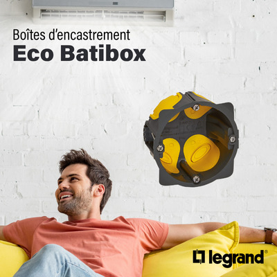 Gamme de boîtes d'encatrement étanches ECO BATIBOX