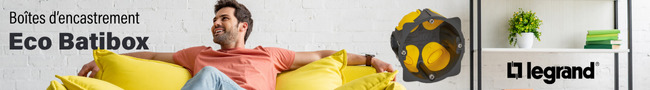 Gamme de boîtes d'encatrement étanches ECO BATIBOX