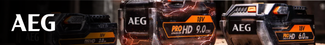 La gamme de batteries et chargeurs AEG