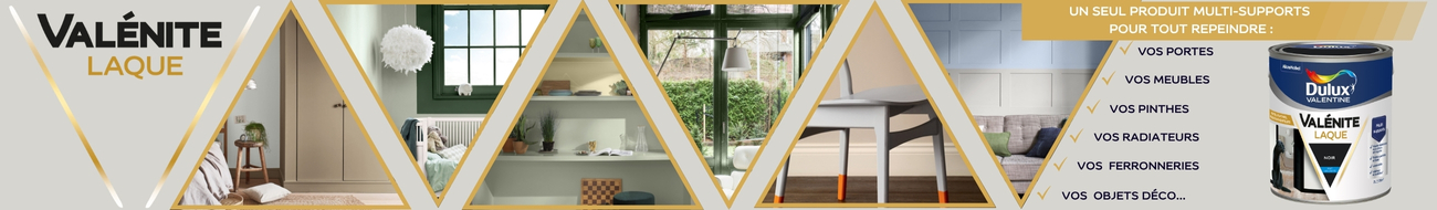 Gamme de peintures Dulux Valentine : Valenite