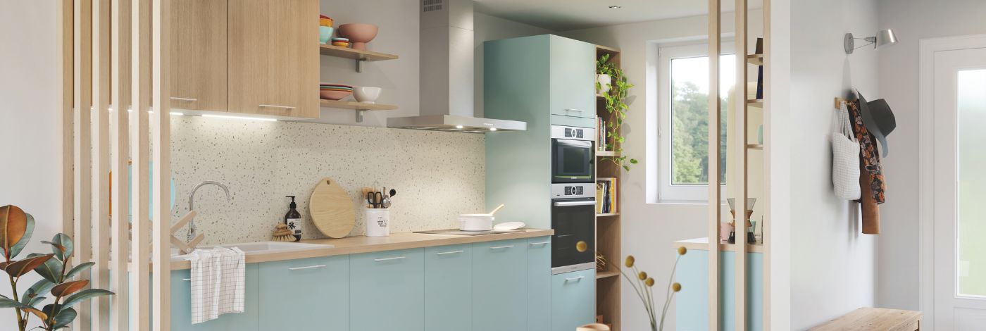 Cuisine avec caissons montés