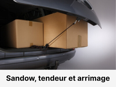 Corde, sandow, cha&icirc;ne et arrimage