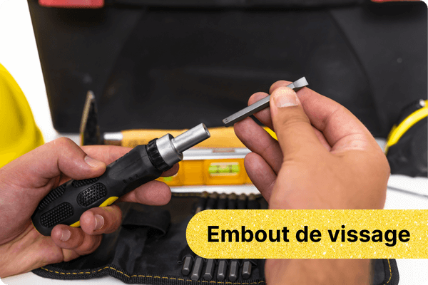 Embout de vissage et porte-embout