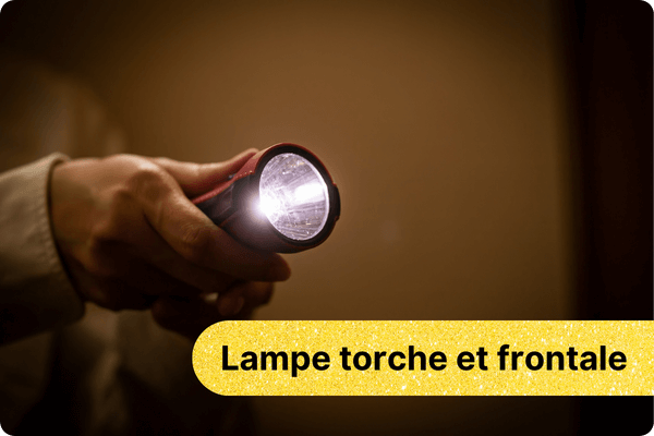 Lampe torche, frontale et veilleuse