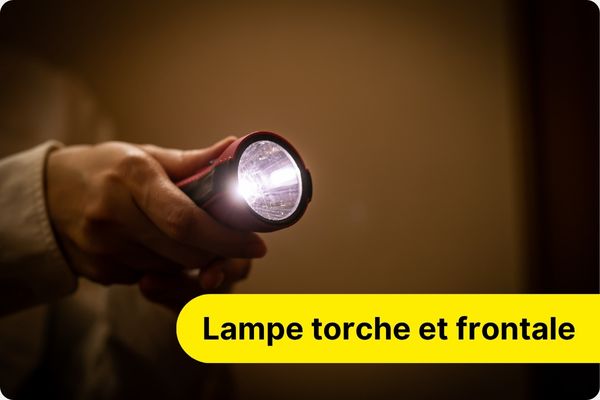 Lampe torche, frontale et veilleuse