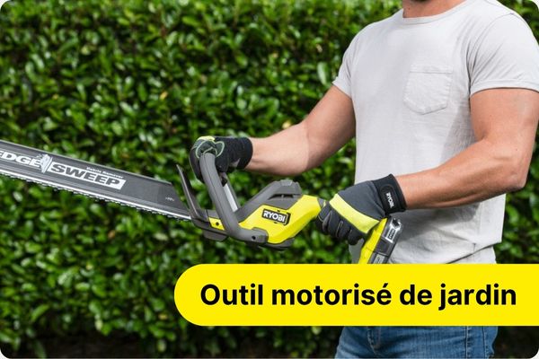Outil motoris&eacute; de jardin