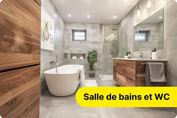 Salle de bains et WC