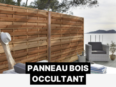 Panneau bois occultant, à composer et palissade