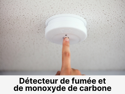 Détecteur fumée, de monoxyde de carbone (CO)