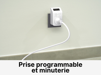 Prise programmable et minuterie