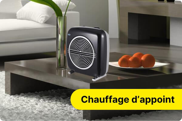 Chauffage d'appoint &eacute;lectrique, p&eacute;trole et gaz