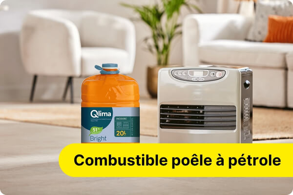 Combustible po&ecirc;le &agrave; p&eacute;trole et accessoires