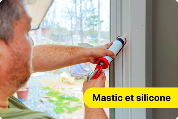 Mousse expansive, silicones et mastics d'&eacute;tanch&eacute;it&eacute;