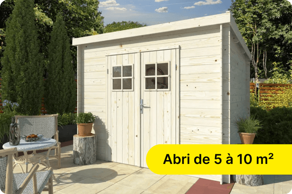 Abri entre et 5 et 10 m&sup2;