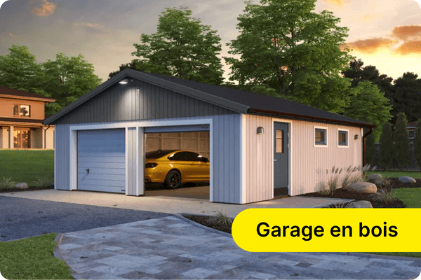 Garage en bois