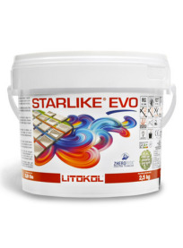 Mortier epoxy bi-composant antiacide blanc Marque LITOKOL 1305303