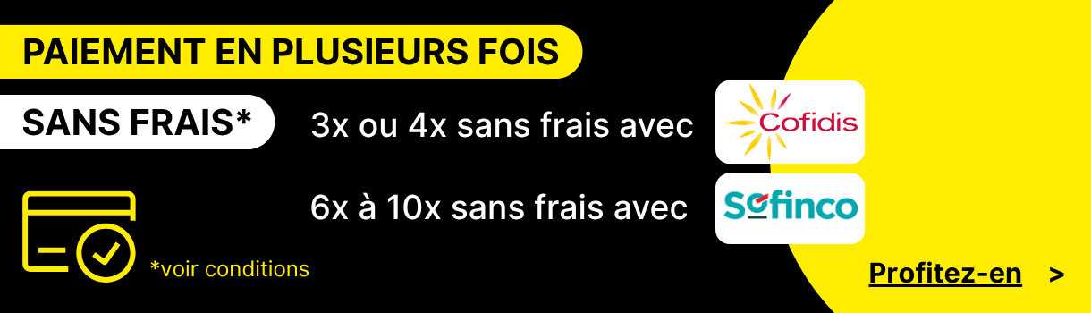 Paiement en plusieurs fois sans frais