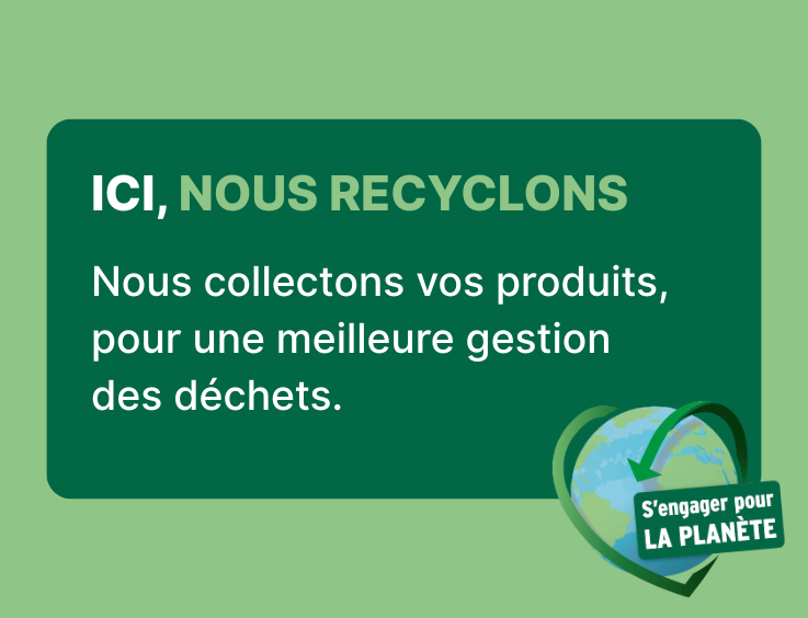 recyclez vos produits