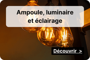 Voir nos produits : Ampoule, luminaire et eclairage